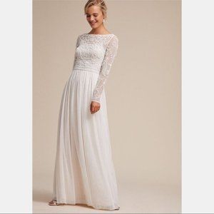 BHLDN Sinclair Dress 6 Anthropologie wedding